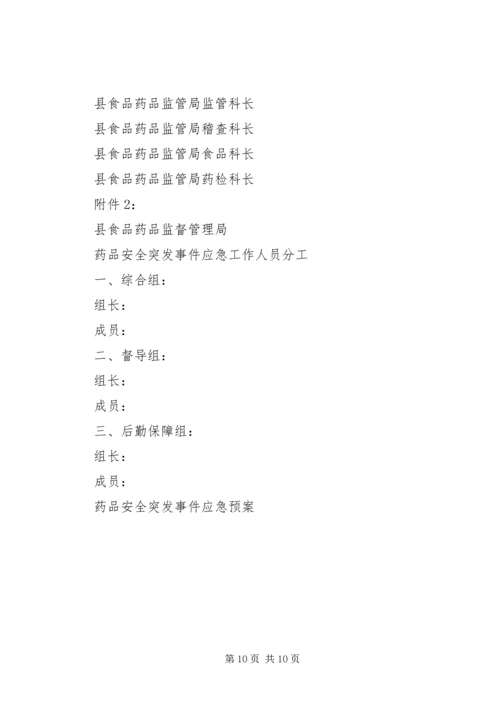 药品安全突发事件应急预案 (11).docx