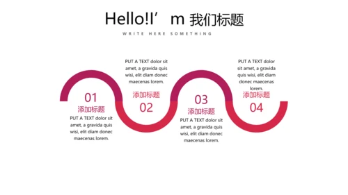 红色个人工作总结述职商务风通用PPT动态模板
