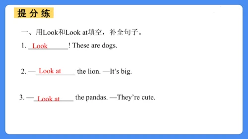 Unit 1 I like dogs  复习课件(共28张PPT)