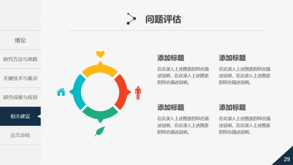 活力大学生论文毕业答辩通用PPT模板