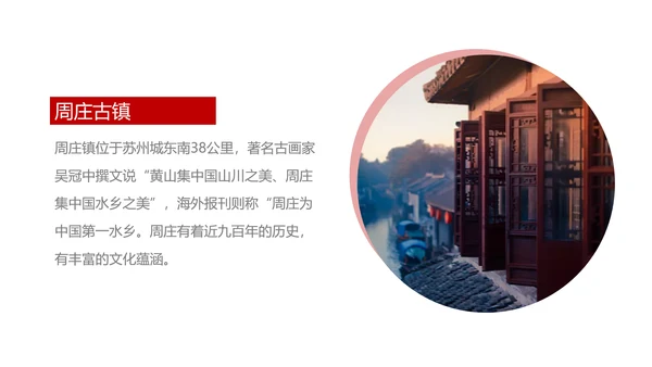 印象苏州旅游城市风光PPT模板