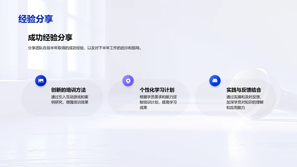团队工作半年总结PPT模板