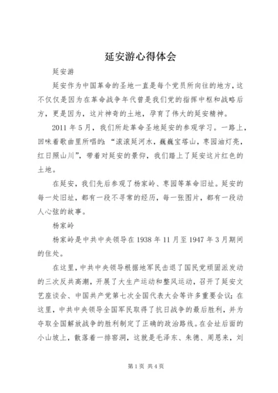 延安游心得体会 (3).docx