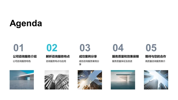 咨询业务年度报告PPT模板