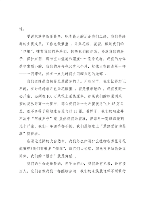 有关说明文的作文锦集五篇