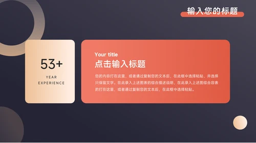 红金暗色质感商业计划书PPT模板