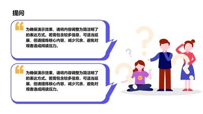 创意风提问PPT列表