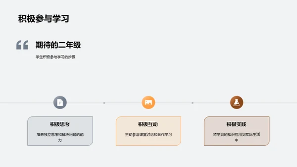 二年级的全新征程