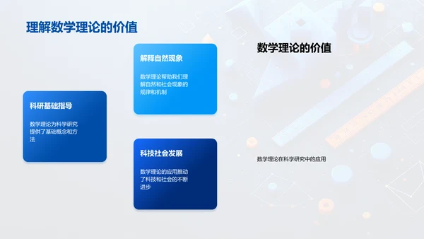 数学思维在生活中的应用PPT模板
