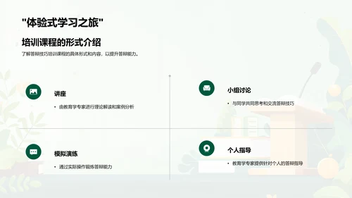 答辩技巧精讲PPT模板