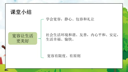 统编版六年级下册1.2《学会宽容》 第二课时 《拥有一颗宽容心》课件（共24张PPT，含内嵌视频）