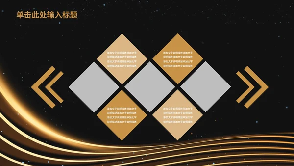黑金年终总结汇报大会PPT模板