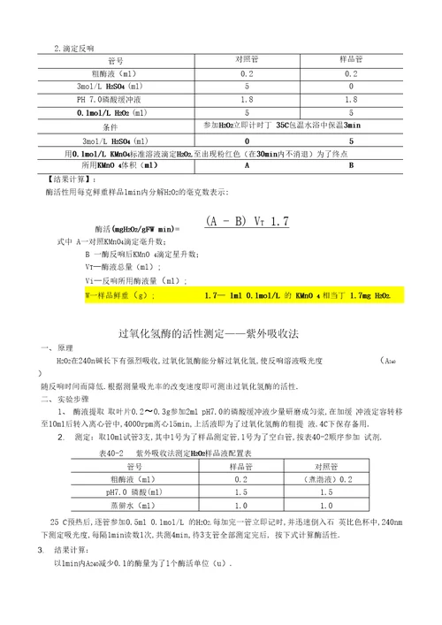 最新植物生理指标测定方法