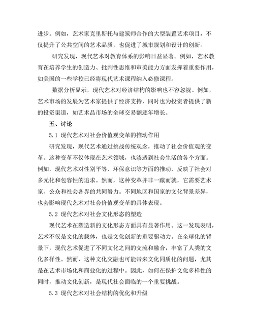 现代艺术对社会变革的影响与反思