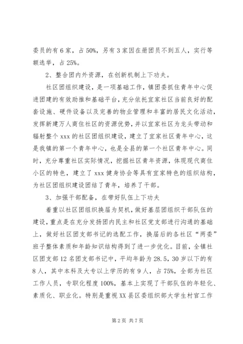 加强社区团组织建设的调研和思考.docx