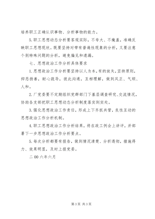 企业思想政治工作分析制度.docx