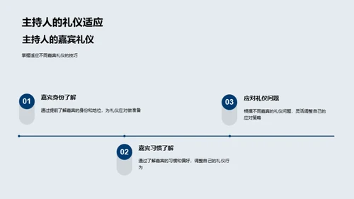 商务活动主持礼仪