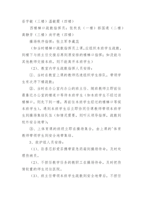 消防人员疏散演练方案.docx