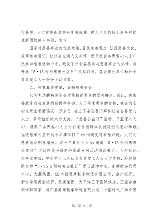 慈善分会XX年工作计划 (3).docx