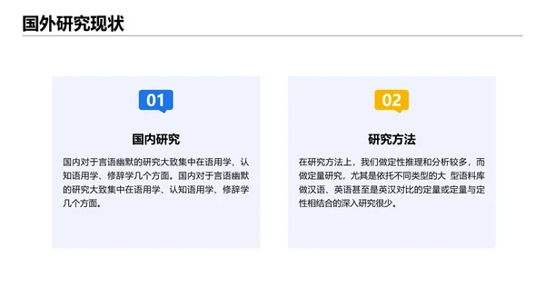 扁平插画风学生开题答辩外语专业中英译研究