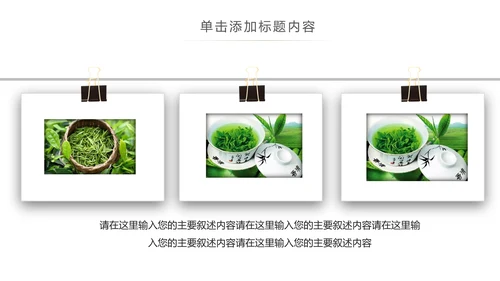 清新绿茶红茶茶叶茶厂茶文化茶道春茶PPT