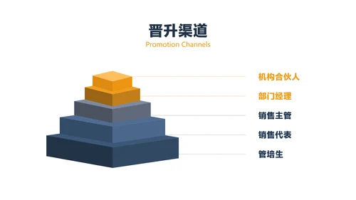 蓝灰色商务风保险职业宣讲会