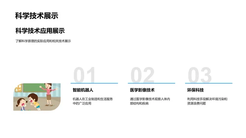 初一科学课程概览PPT模板