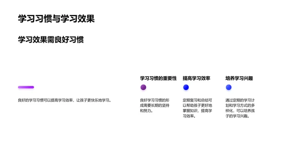 一年级新生学习引导PPT模板