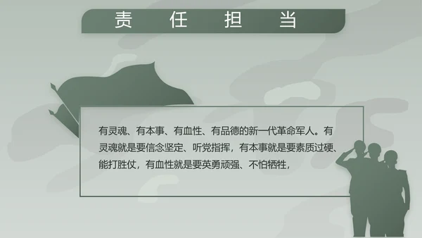 学校新学期新生军训训练动态PPT