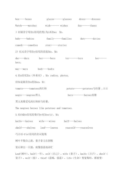 初一英语语法大全