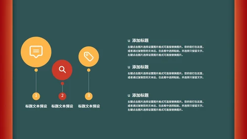 绿色中国风国潮新年节日总结汇报PPT模板