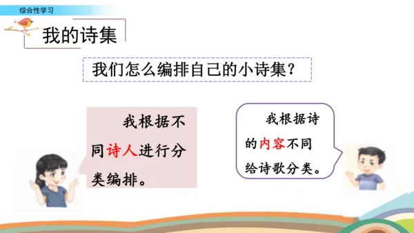 统编版语文四年级下册第三单元综合性学习：轻叩诗歌大门 课件