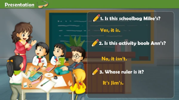 Unit5 Is this your schoolbag？ lesson  25-26 课件(共15