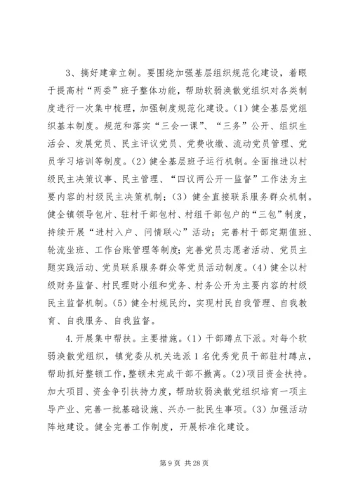 软弱涣散党组织专项整顿工作实施方案5篇.docx