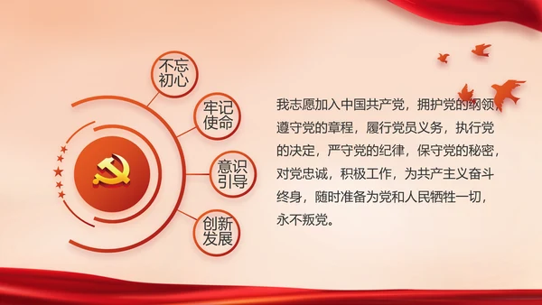 红色大气公安警察派出所动态PPT