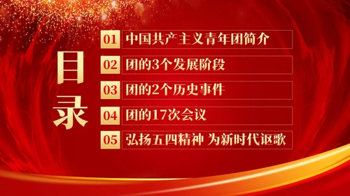 中国共青团发展史历程团课共青团团课PPT课件