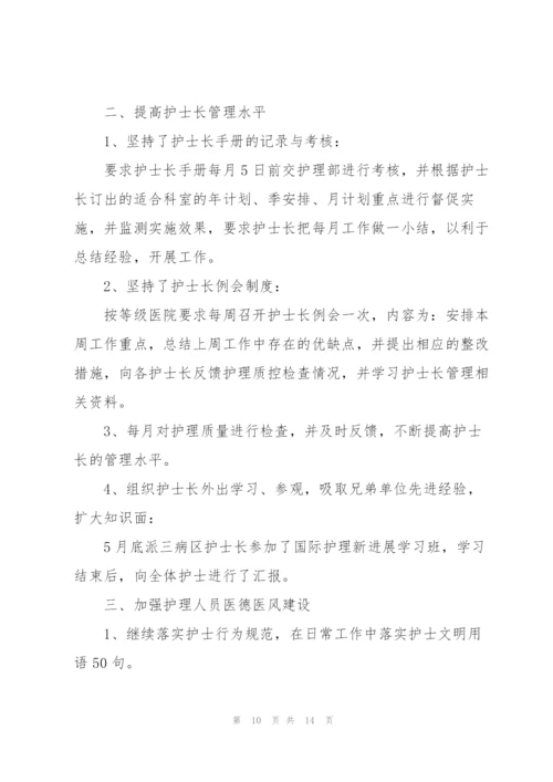 护士的试用期工作总结范文.docx