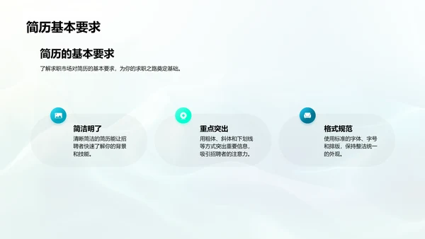 简历制作求职攻略PPT模板
