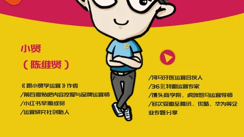 创意卡通新媒体内容运营培训PPT课件
