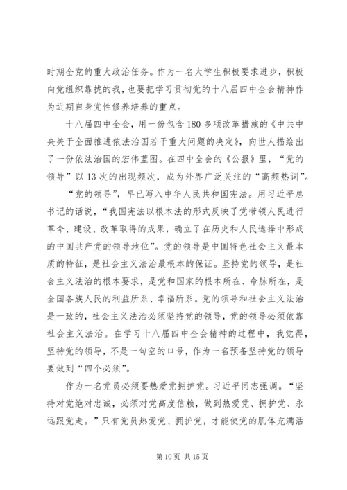 学习贯彻十八届四中全会精神.docx