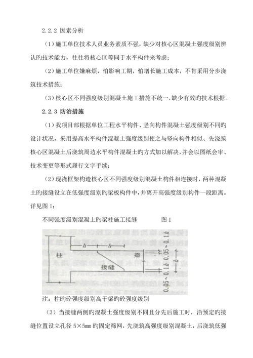 优质建筑关键工程质量典型问题的治理专题方案甘肃四建.docx