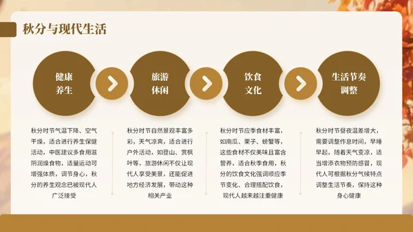 棕色卡通中国风秋分节气宣传知识PPT