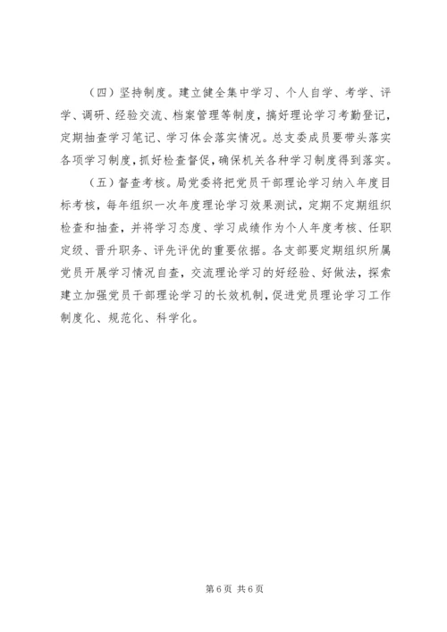 体育局理论学习意见.docx