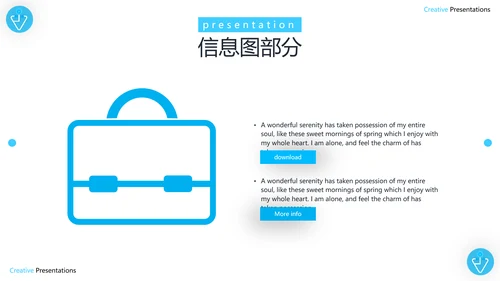 蓝色精美医学医疗报告医院宣传PPT模板