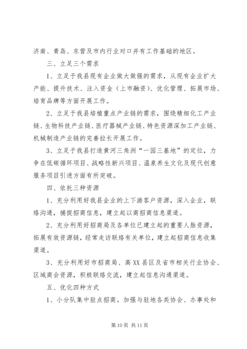 篇一：XX年井字镇招商引资工作计划.docx