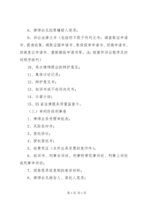 律师事务所业务档案管理制度 (2).docx