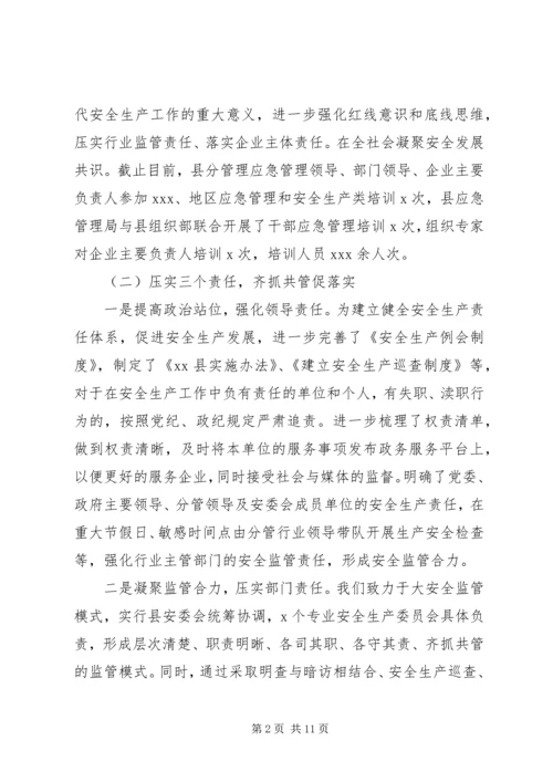 应急管理局XX年工作总结及XX年工作计划范文（1）.docx