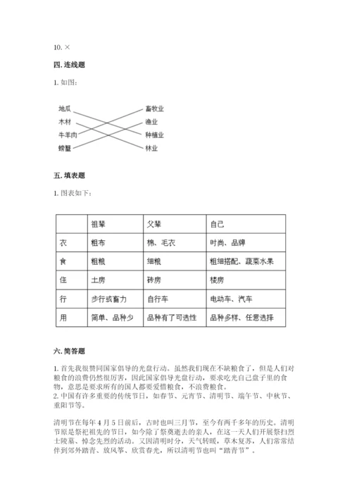 部编版道德与法治四年级下册 期末测试卷【精品】.docx
