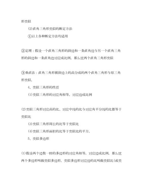 2023年初中数学知识点参考总结通用.docx