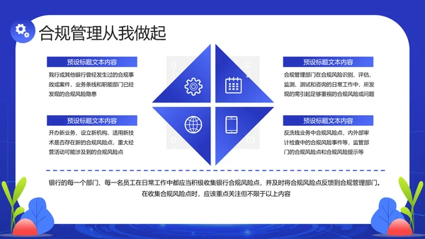 银行金融机构合规管理培训消费账单PPT